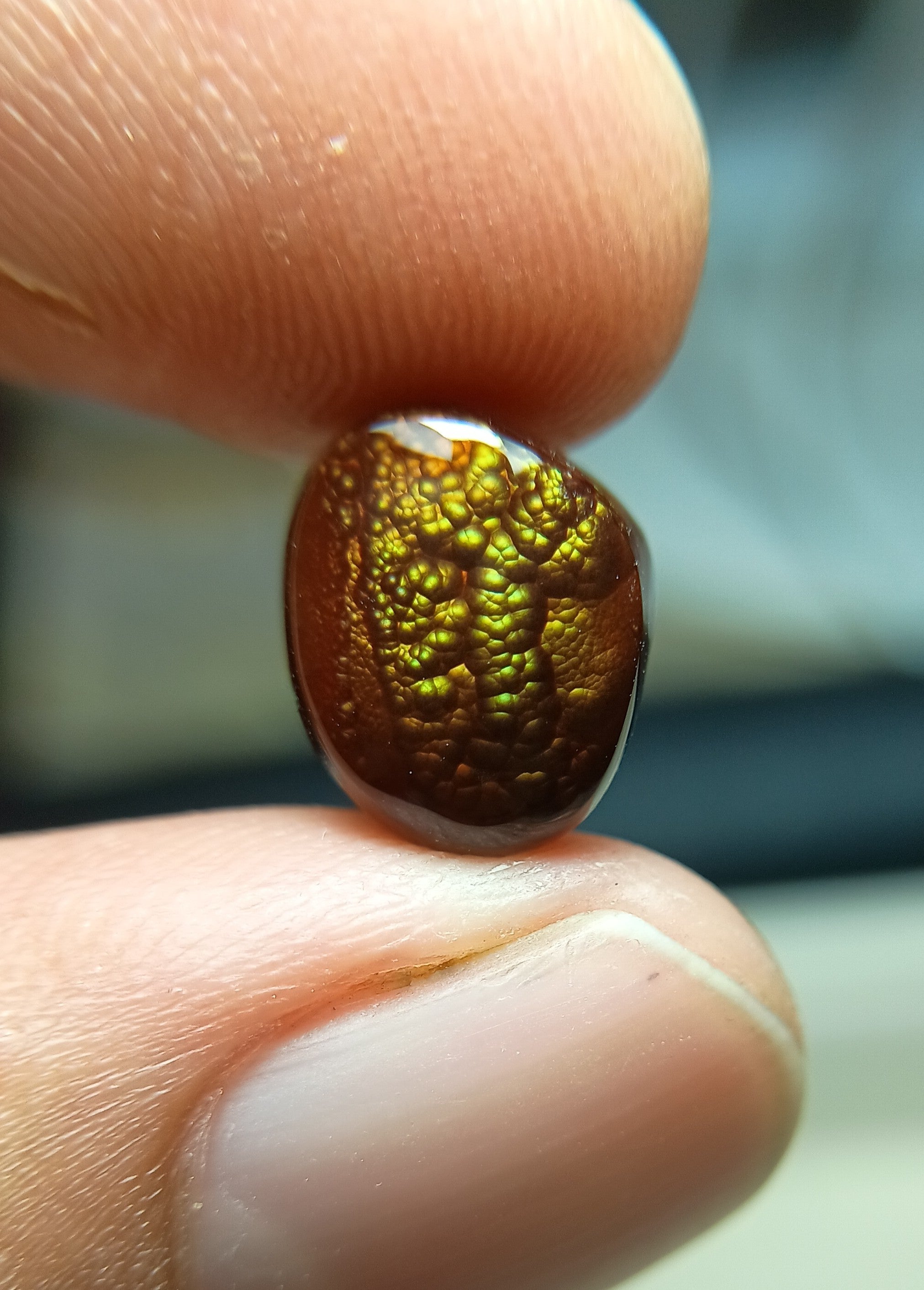 Mexican Fire Agate Carving - Agate De Feugo