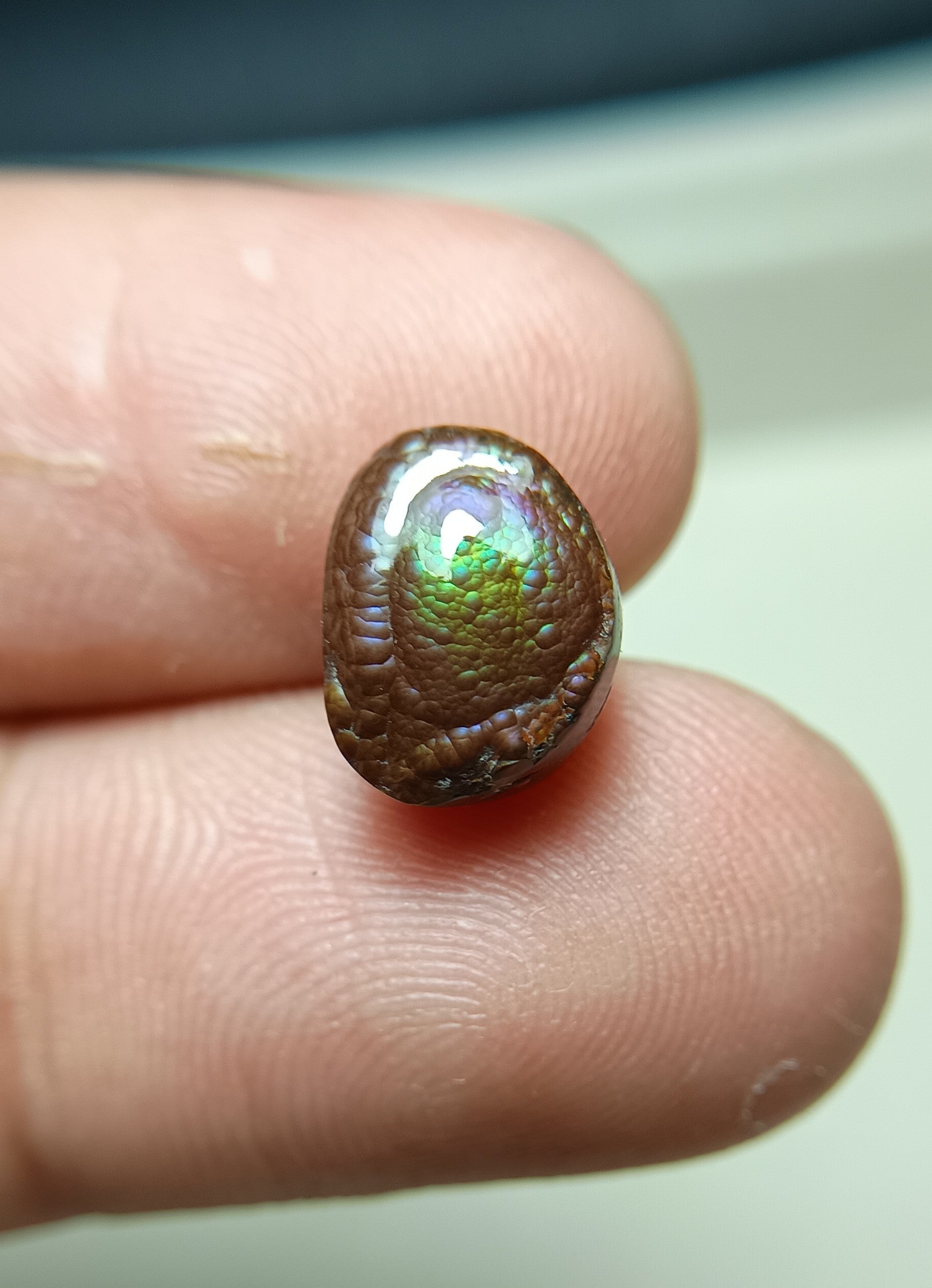 Mexican Fire Agate Carving - Agate De Feugo