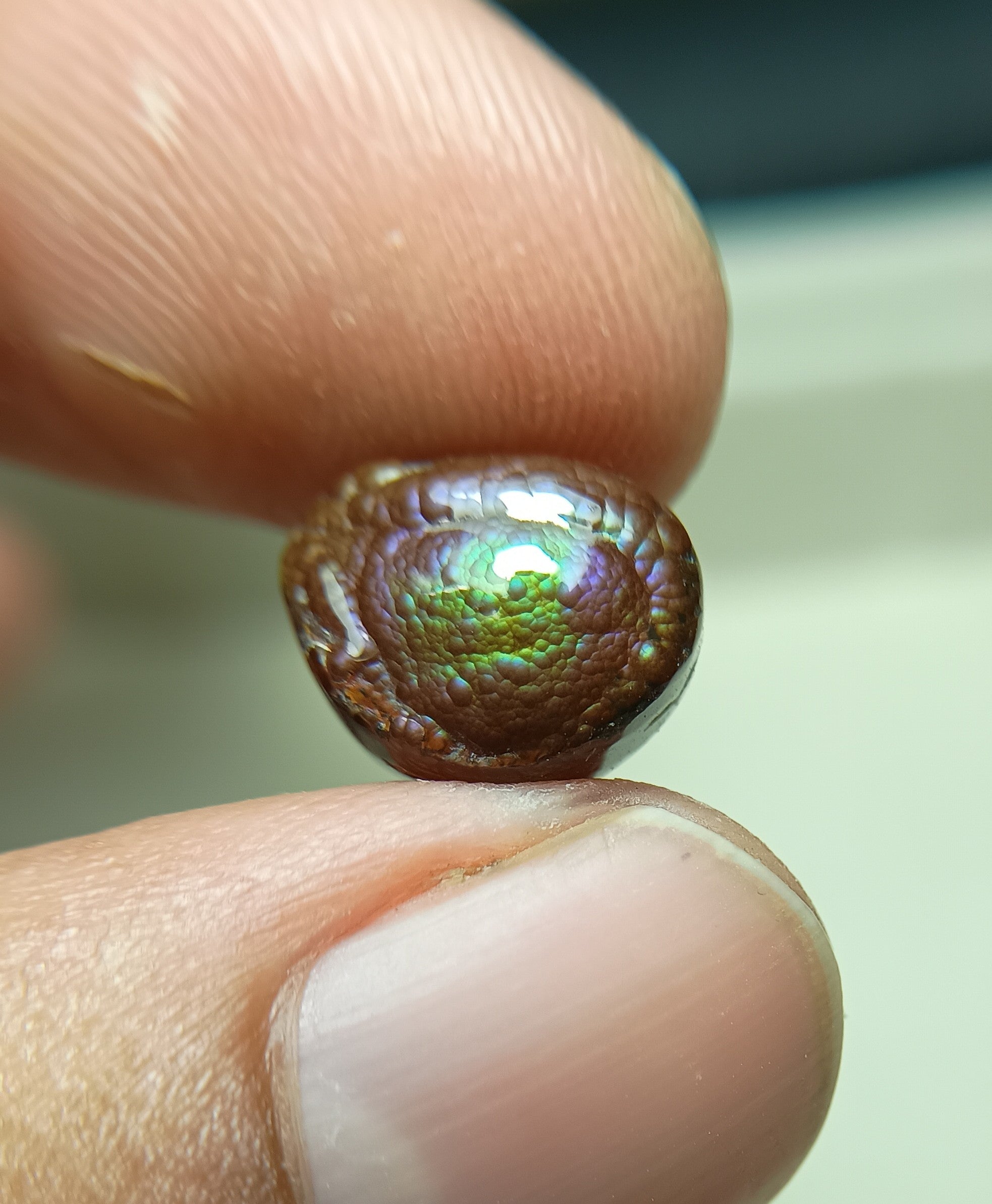 Mexican Fire Agate Carving - Agate De Feugo