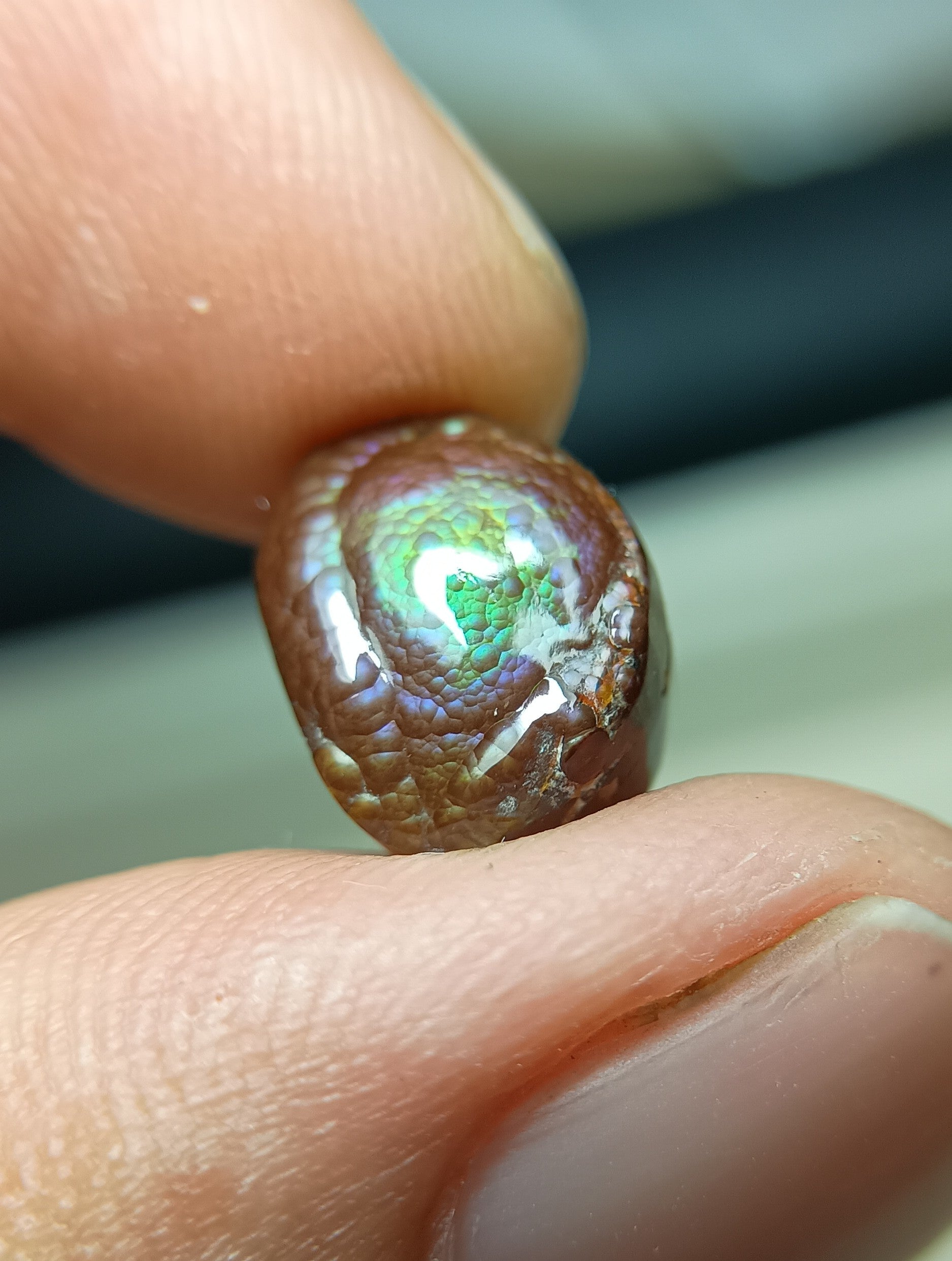 Mexican Fire Agate Carving - Agate De Feugo