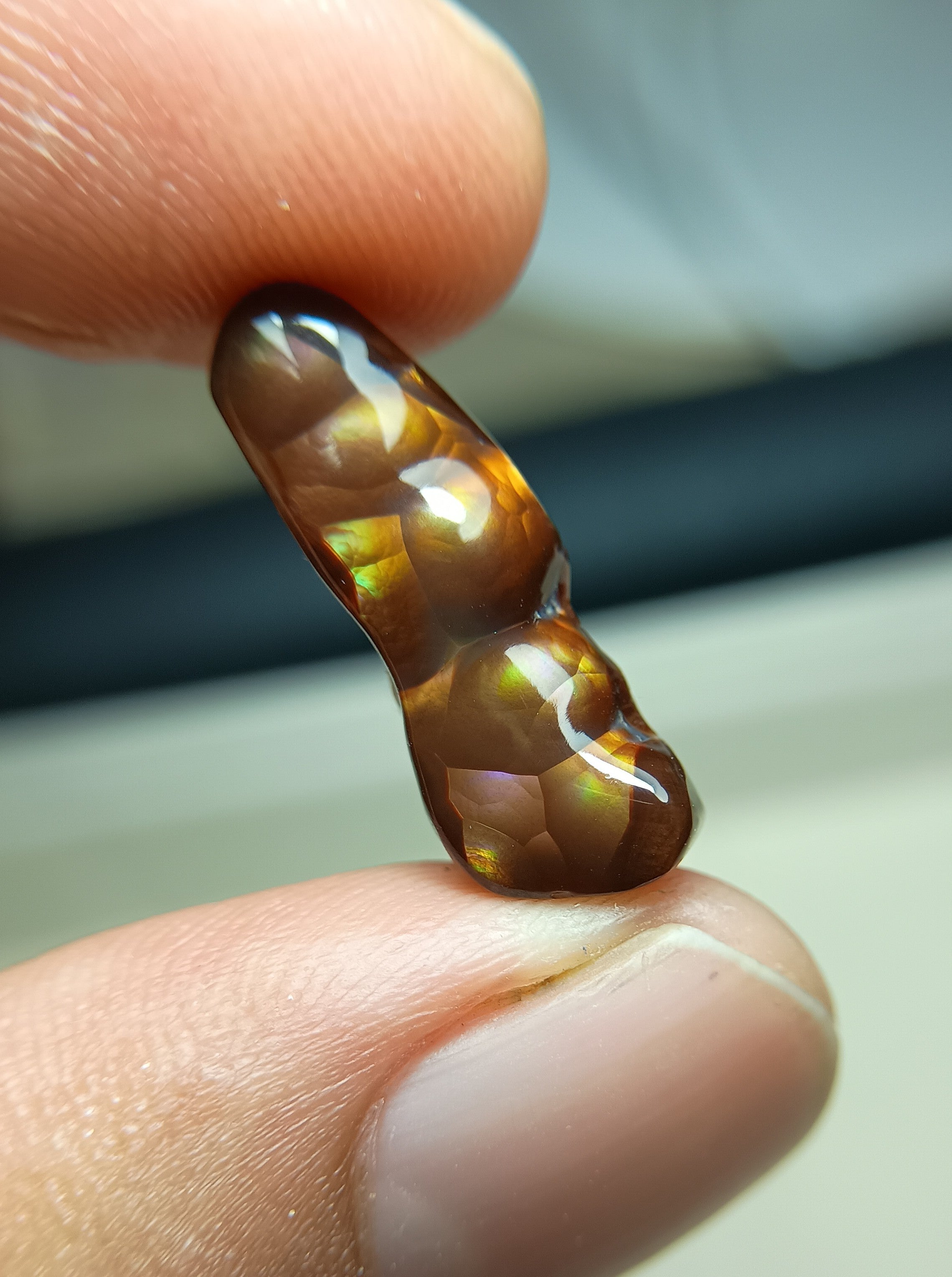 Mexican Fire Agate Carving