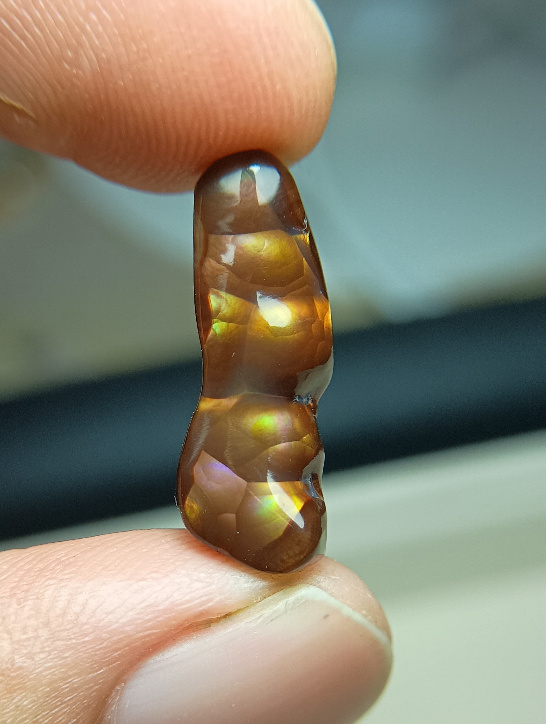 Mexican Fire Agate Carving