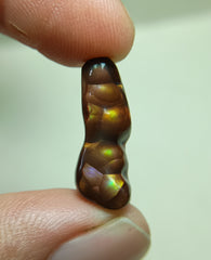 Mexican Fire Agate Carving