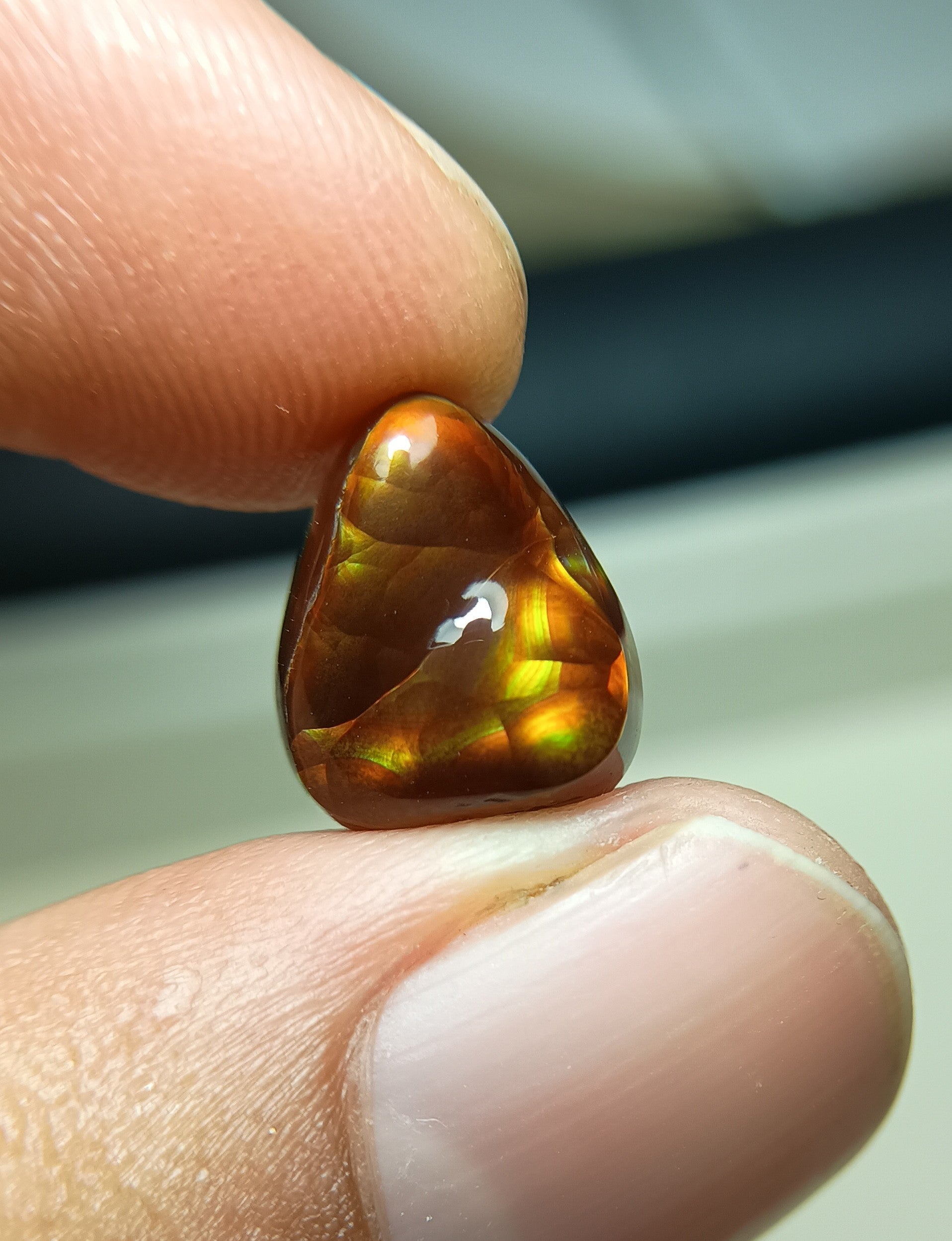 Mexican Fire Agate Carving