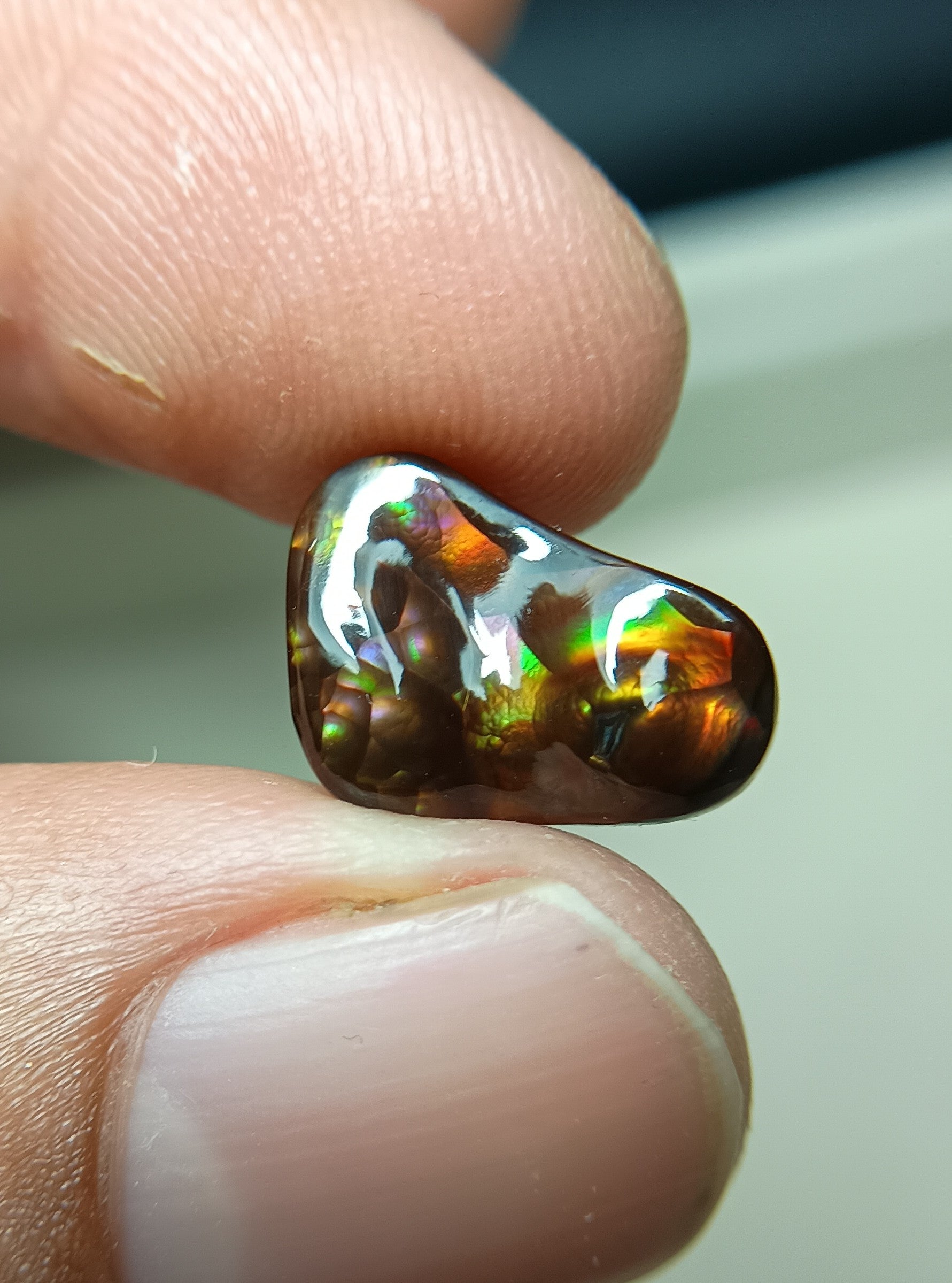 Mexican Fire Agate Carving