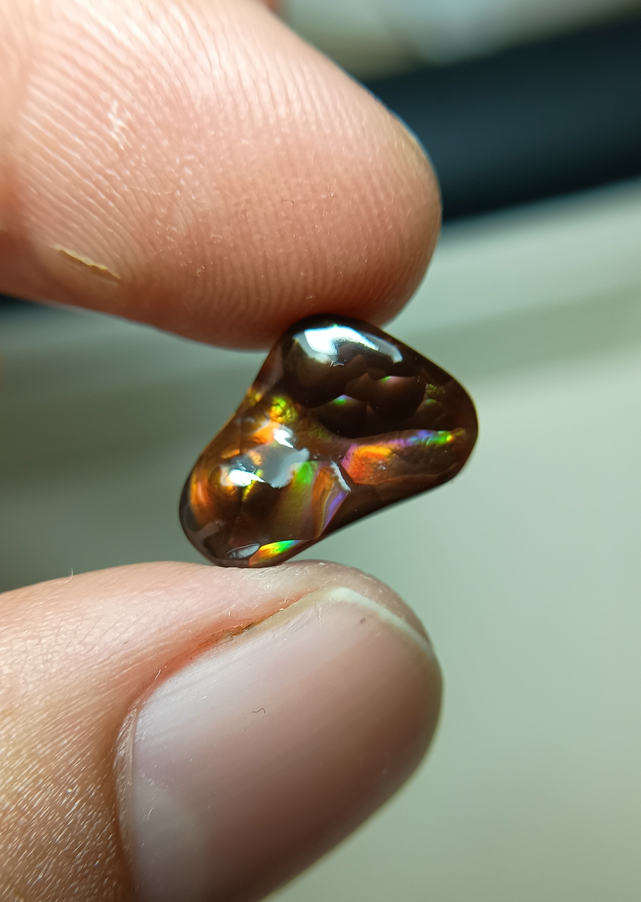 Mexican Fire Agate Carving