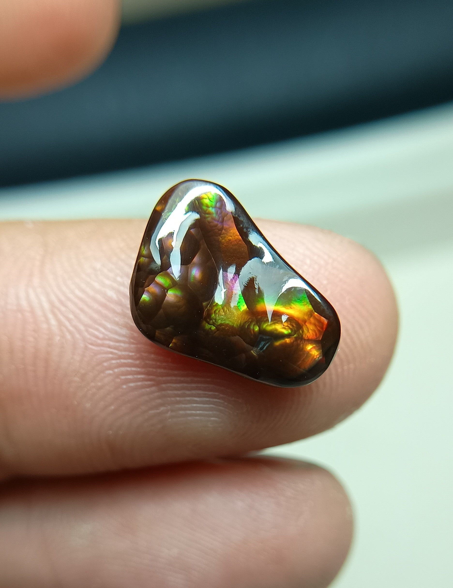 Mexican Fire Agate Carving