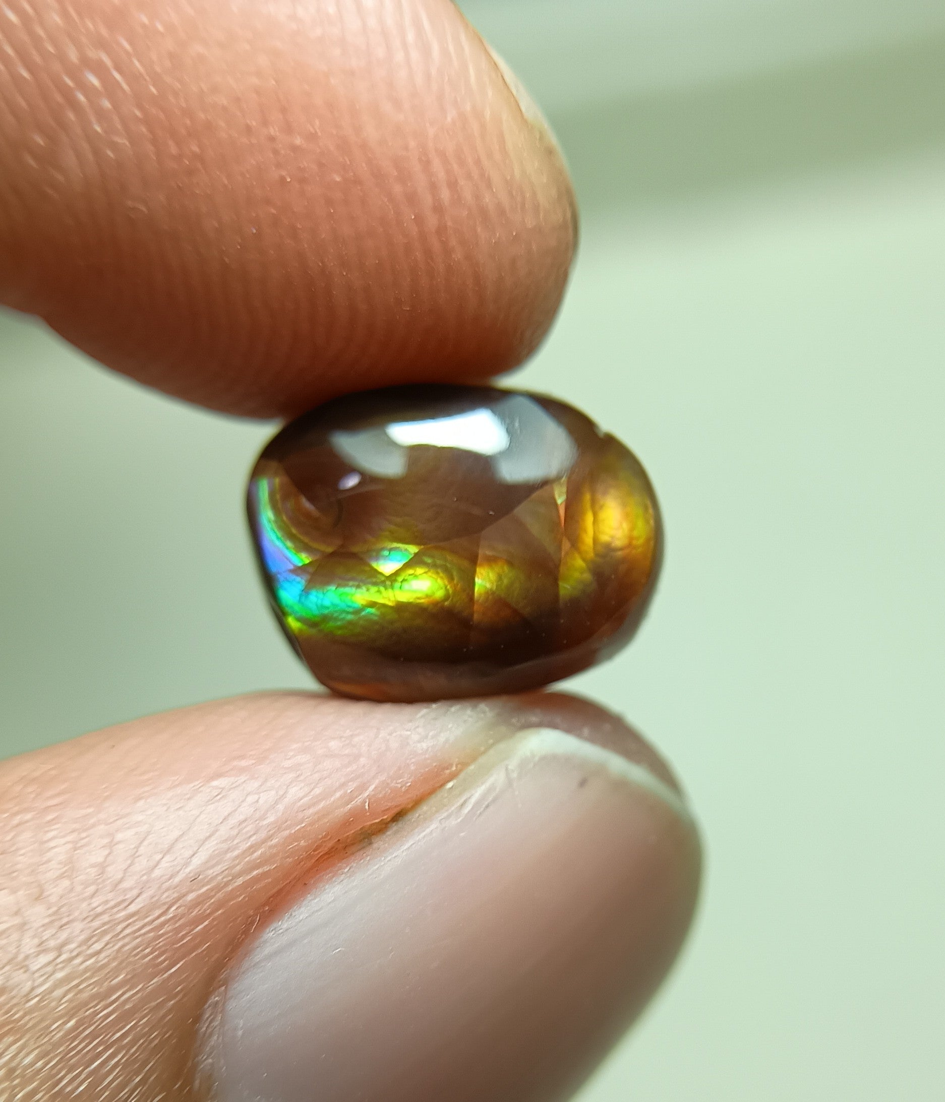 Mexican Fire Agate Carving