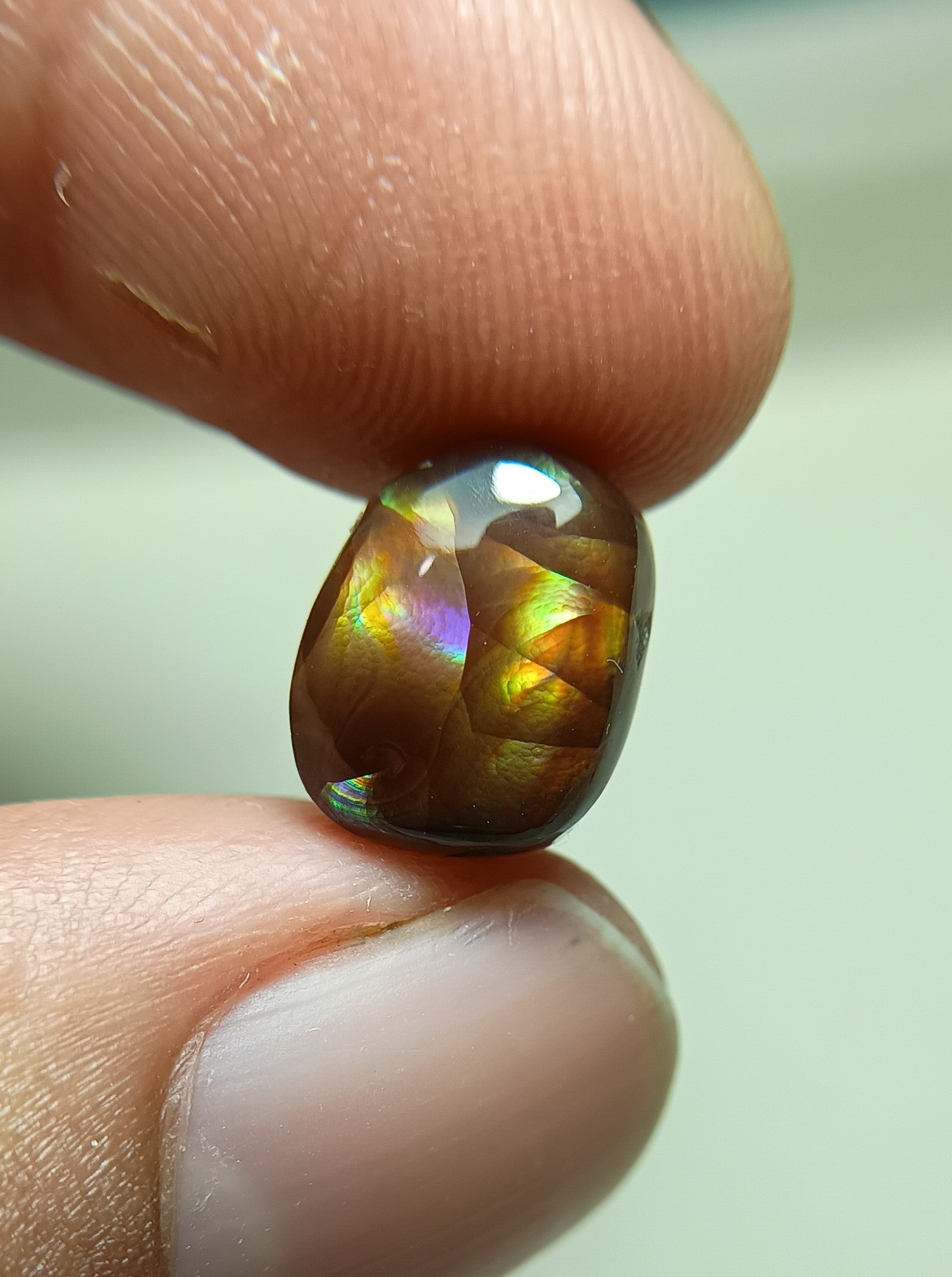 Mexican Fire Agate Carving