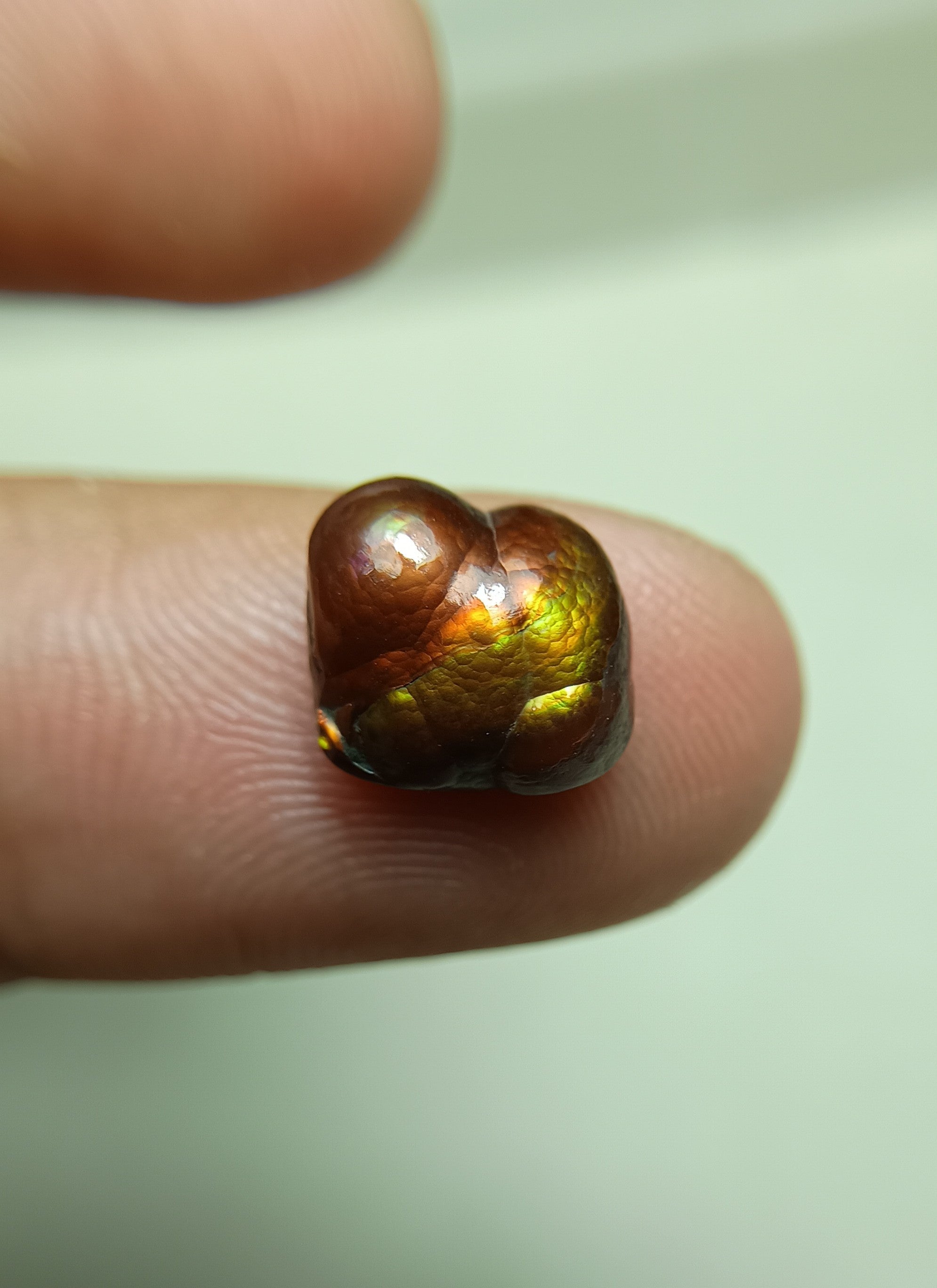 Mexican Fire Agate Carving