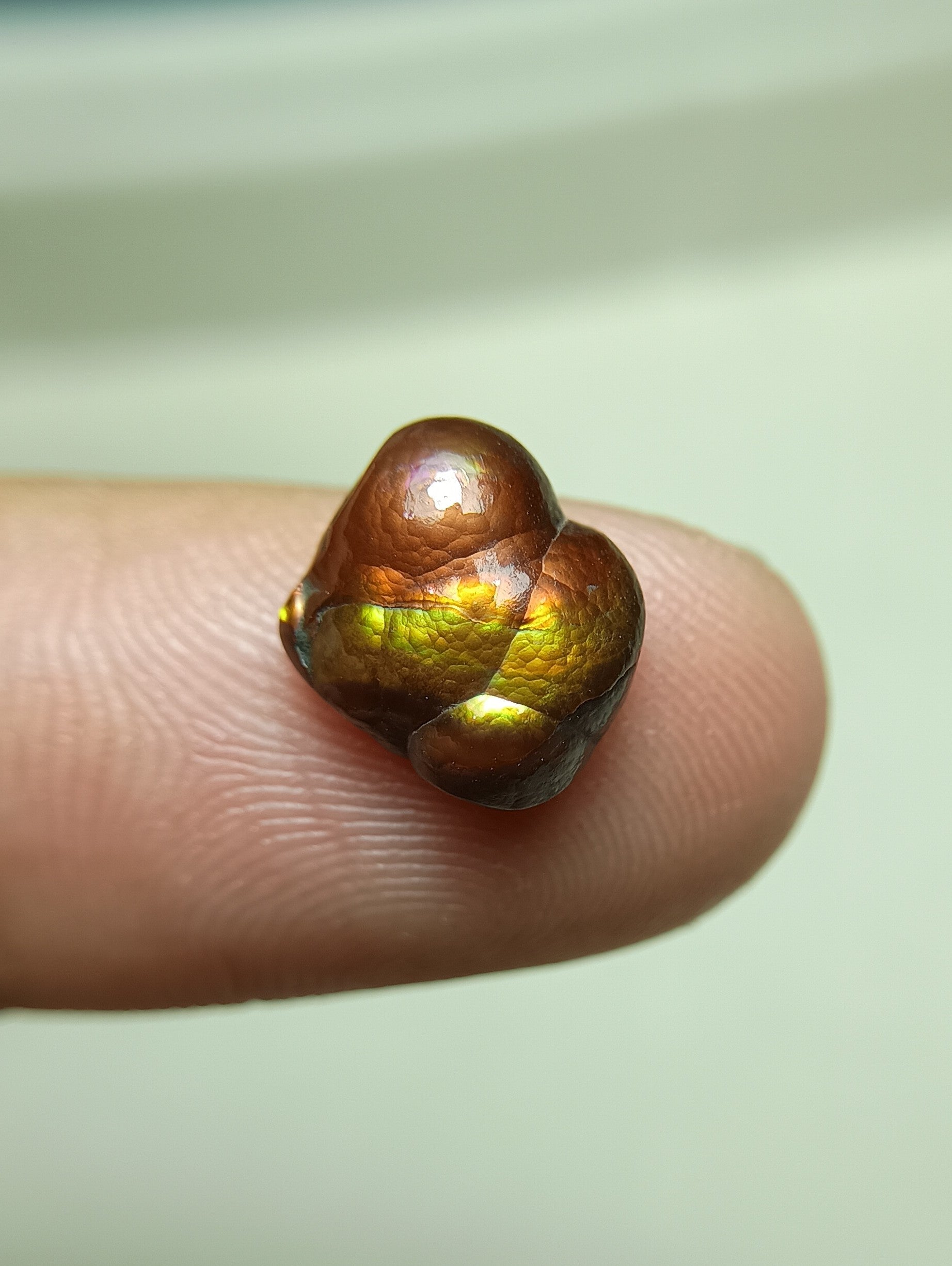 Mexican Fire Agate Carving