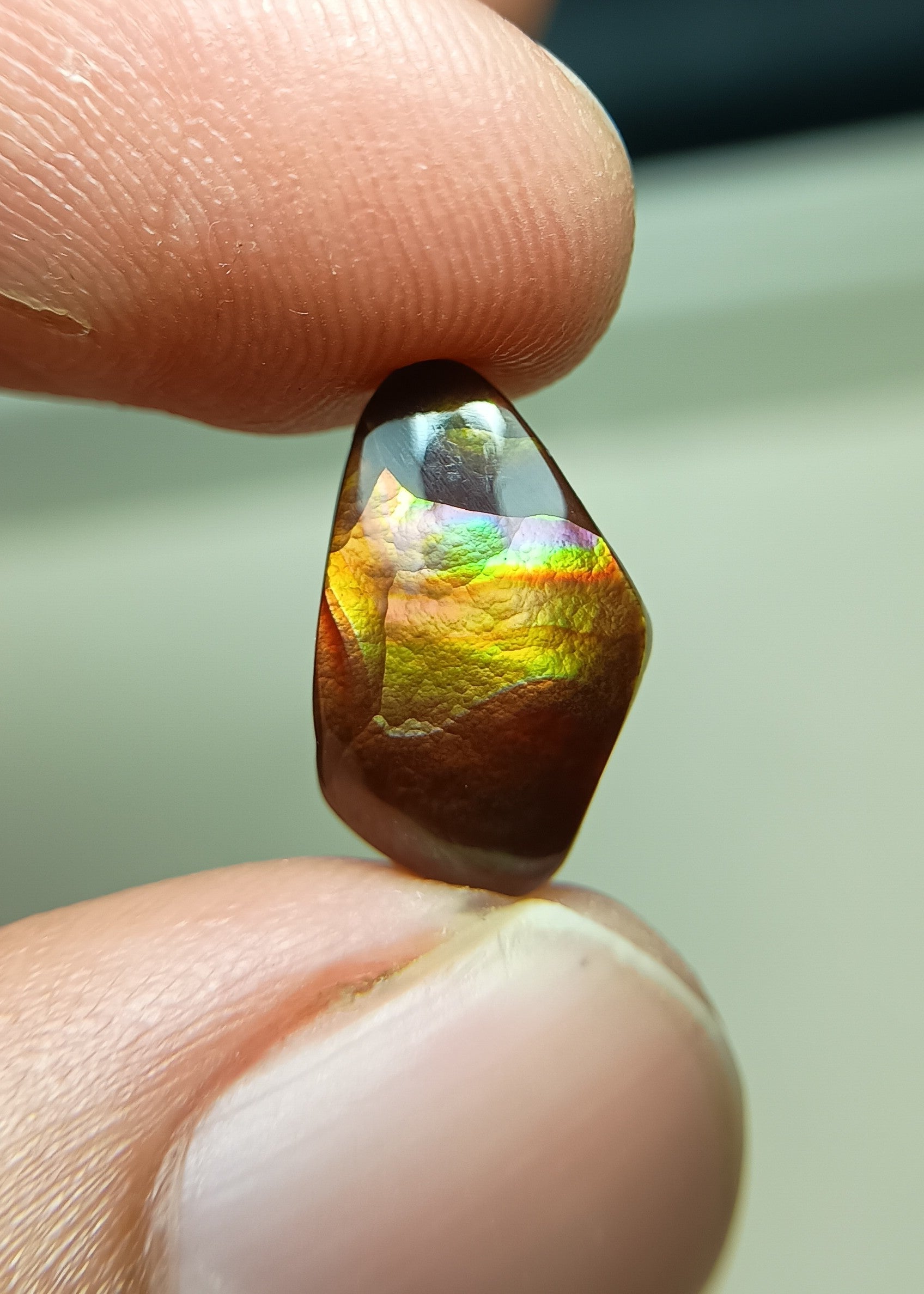 Mexican Fire Agate Carving