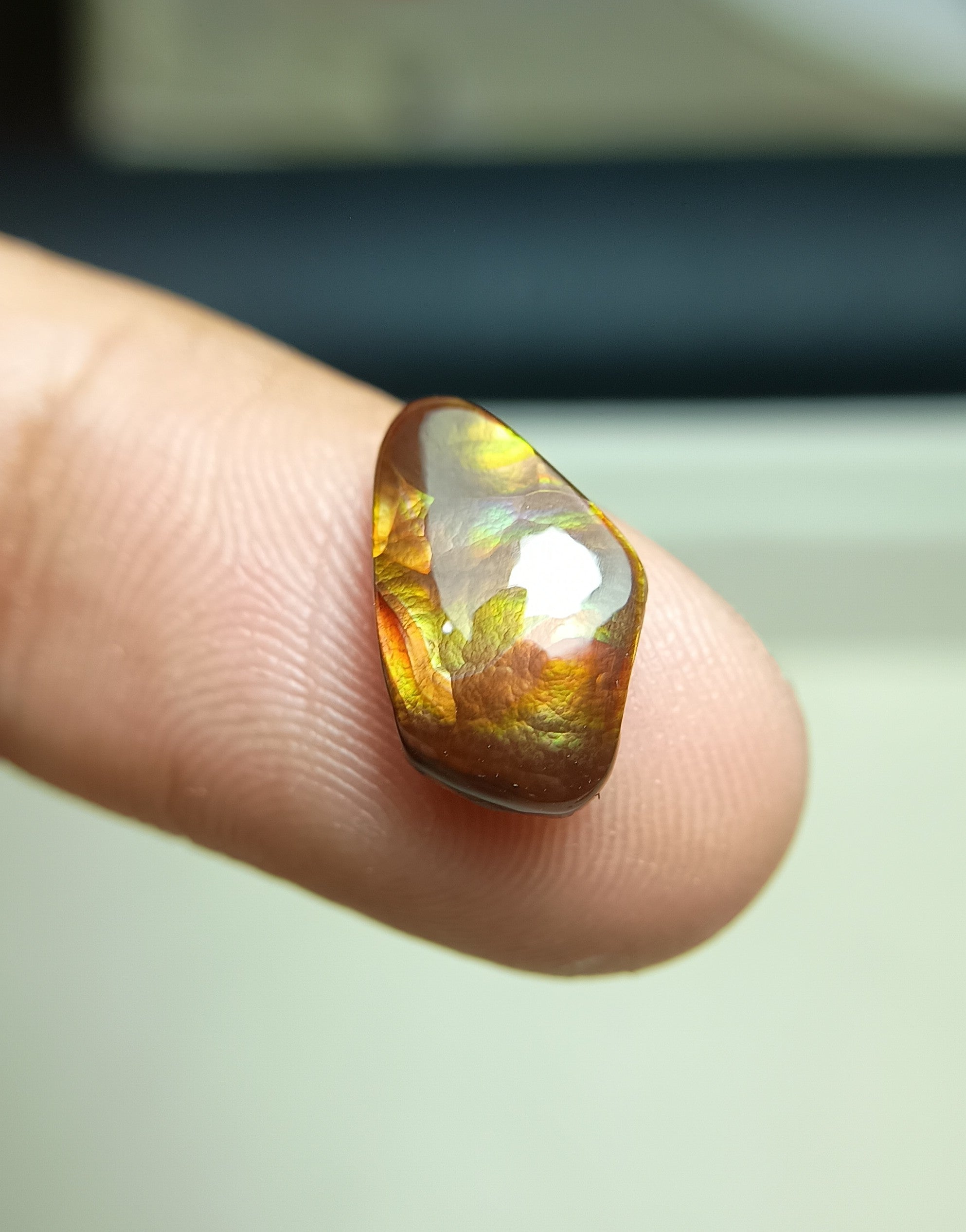 Mexican Fire Agate Carving