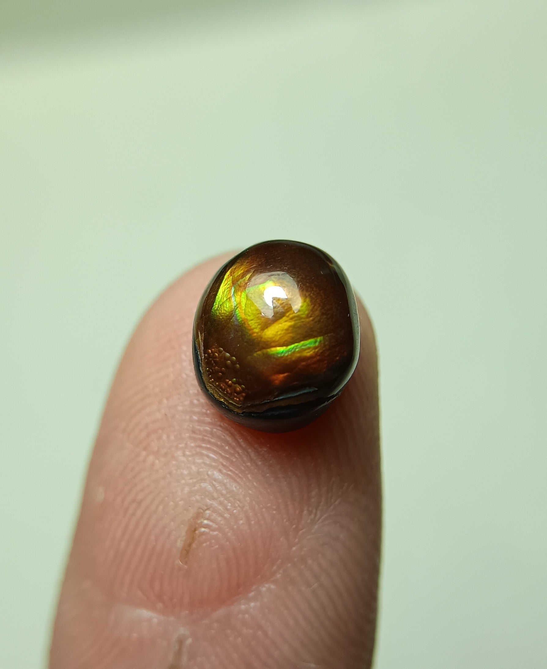 Mexican Fire Agate Carving