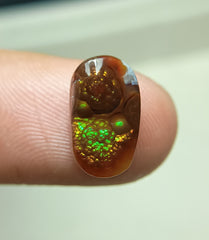 Mexican Fire Agate Carving