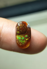 Mexican Fire Agate Carving