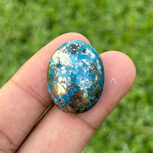 38ct Natural Turquoise - Feroza Stone