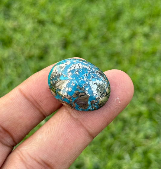 38ct Natural Turquoise - Feroza Stone
