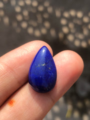 9.9ct Lapis Lazuli - Lajward - Premium Quality Lapis Lazuli  -  12 x 20 x 5mm