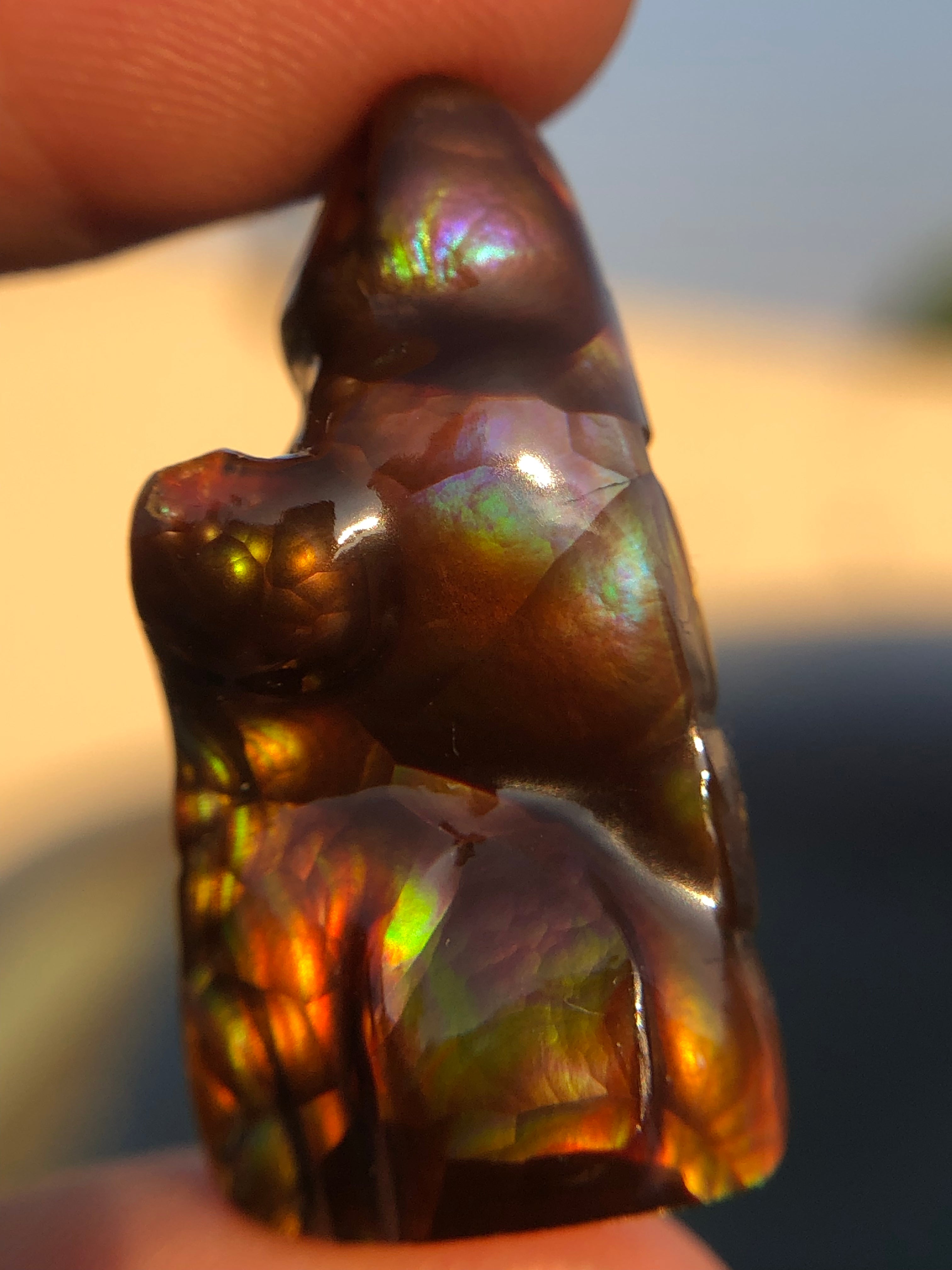 Multifire A-Garde Rare Mexican Fire Agate