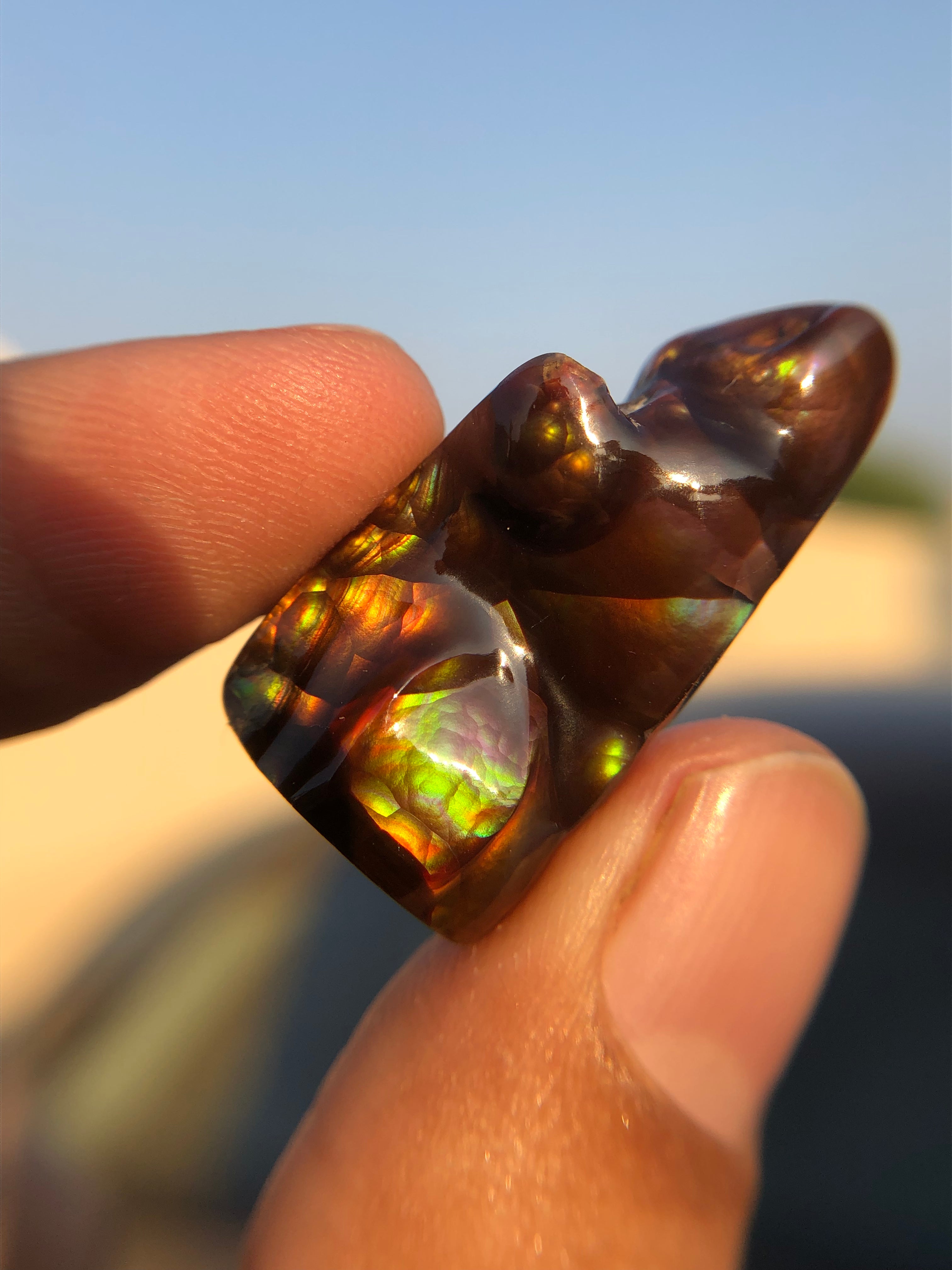 Multifire A-Garde Rare Mexican Fire Agate