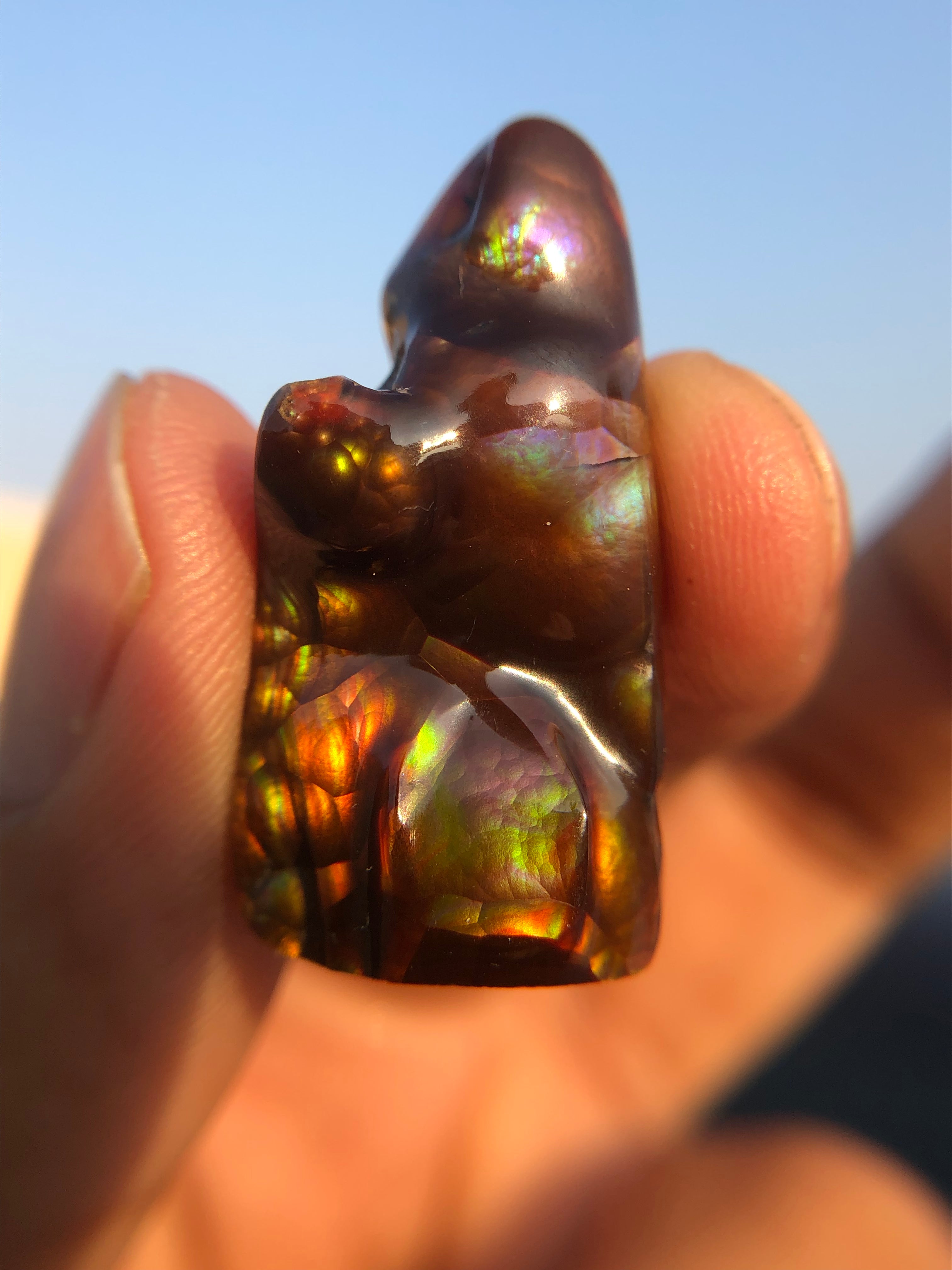 Multifire A-Garde Rare Mexican Fire Agate