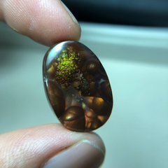 Rare Fire Agate Carving - Agate De Feugo