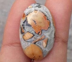 21.4ct Jasper - Maligano Jasper Cabochon - Jasper Maligano- 27x17.5mm