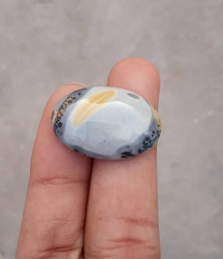 22.6ct Jasper - Maligano Jasper Cabochon - Jasper Maligano- 26x18mm