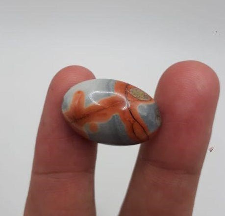 23.6ct Jasper - Maligano Jasper Cabochon - Jasper Maligano- 20x14mm