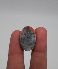 25ct Jasper - Maligano Jasper Cabochon - Jasper Maligano- 24x15mm