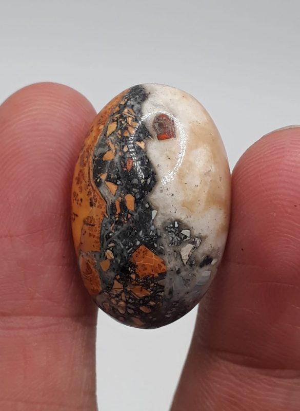 26ct Jasper - Maligano Jasper Cabochon - Jasper Maligano- 25x16mm