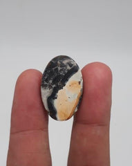 28ct Jasper - Maligano Jasper Cabochon - Jasper Maligano- 27x17mm