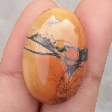30.7ct Jasper - Maligano Jasper Cabochon - Jasper Maligano- 29x20mm