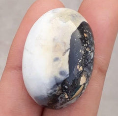 30ct Jasper - Maligano Jasper Cabochon - Jasper Maligano- 30x19.5mm