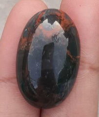 31ct Jasper - Maligano Jasper Cabochon - Jasper Maligano- 29x18.5mm