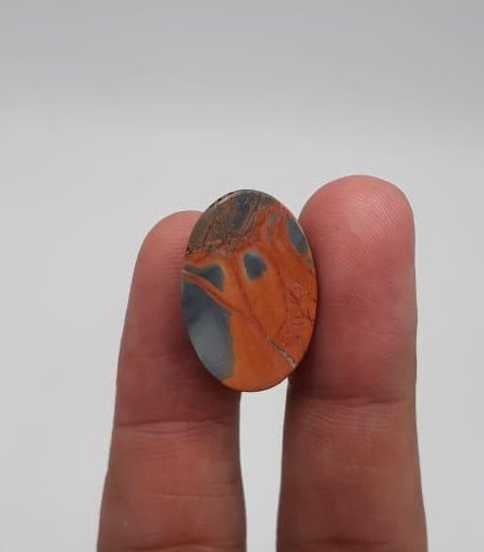 18.7ct Jasper - Maligano Jasper Cabochon - Jasper Maligano- 23x15mm