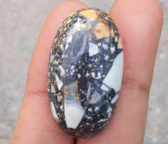 37.8ct Jasper - Maligano Jasper Cabochon - Jasper Maligano- 31x22mm