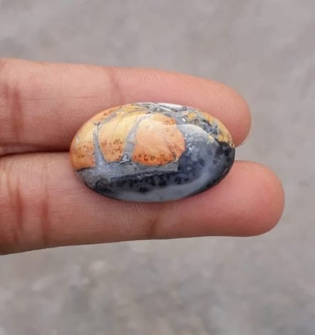 20.1ct Jasper - Maligano Jasper Cabochon - Jasper Maligano- 28x18mm