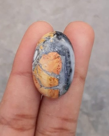 20.1ct Jasper - Maligano Jasper Cabochon - Jasper Maligano- 28x18mm