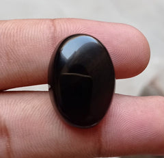 28.9ct Carnelian Stone-  Natural Carnelian Gemstone-Black carnelian-Jazamushki Yamani Aqeeq- 25x18mm