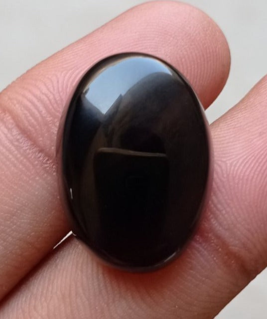 28.9ct Carnelian Stone-  Natural Carnelian Gemstone-Black carnelian-Jazamushki Yamani Aqeeq- 25x18mm