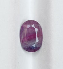 1.70ct Sapphire for Sale - Natural untreated Bi-Color Kashmiri Sapphire - Dimensions 9.1x6.4x3.3mm