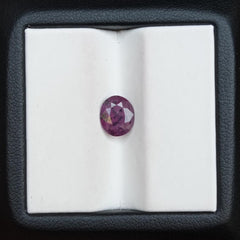 1.15ct Sapphire for Sale - Kashmiri Sapphire with Natural Inclusions - Dimensions 7.9x6.2x3mm