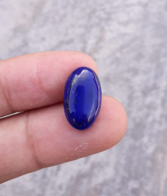 8.6 克拉青金石 - Lajward - 优质青金石凸圆形宝石 - 16x10 毫米