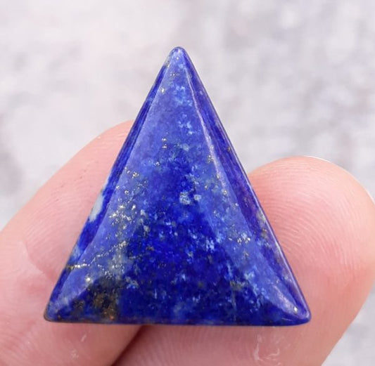 26.3 克拉青金石 - Lajward - 优质青金石凸圆形宝石 - 24x23 毫米