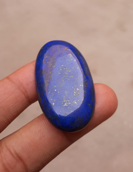 78ct 青金石 - Lajward - 优质青金石凸圆形宝石 - 43x24mm