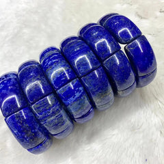 Natural Top Lapis Lazuli Gemstone Bracelet, Bangle For Men For Women,