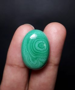 24.3ct Malachite Crystal - Malachite Cabochon - Malachite Stone of Transformation - 22x16mm