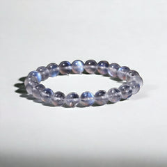 Beautiful BlueSheen MoonStone Gemstone Strech Bracelet